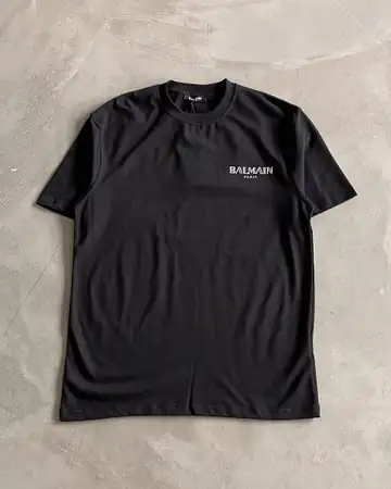 Sol Göğüs Logo Baskılı Basic T-Shirt