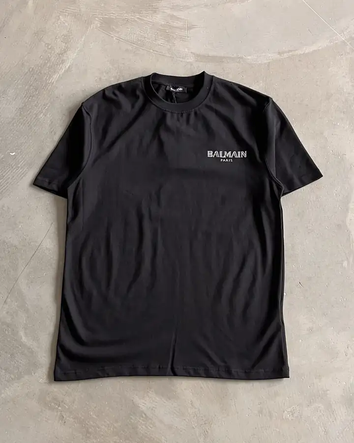 Sol Göğüs Logo Baskılı Basic T-Shirt