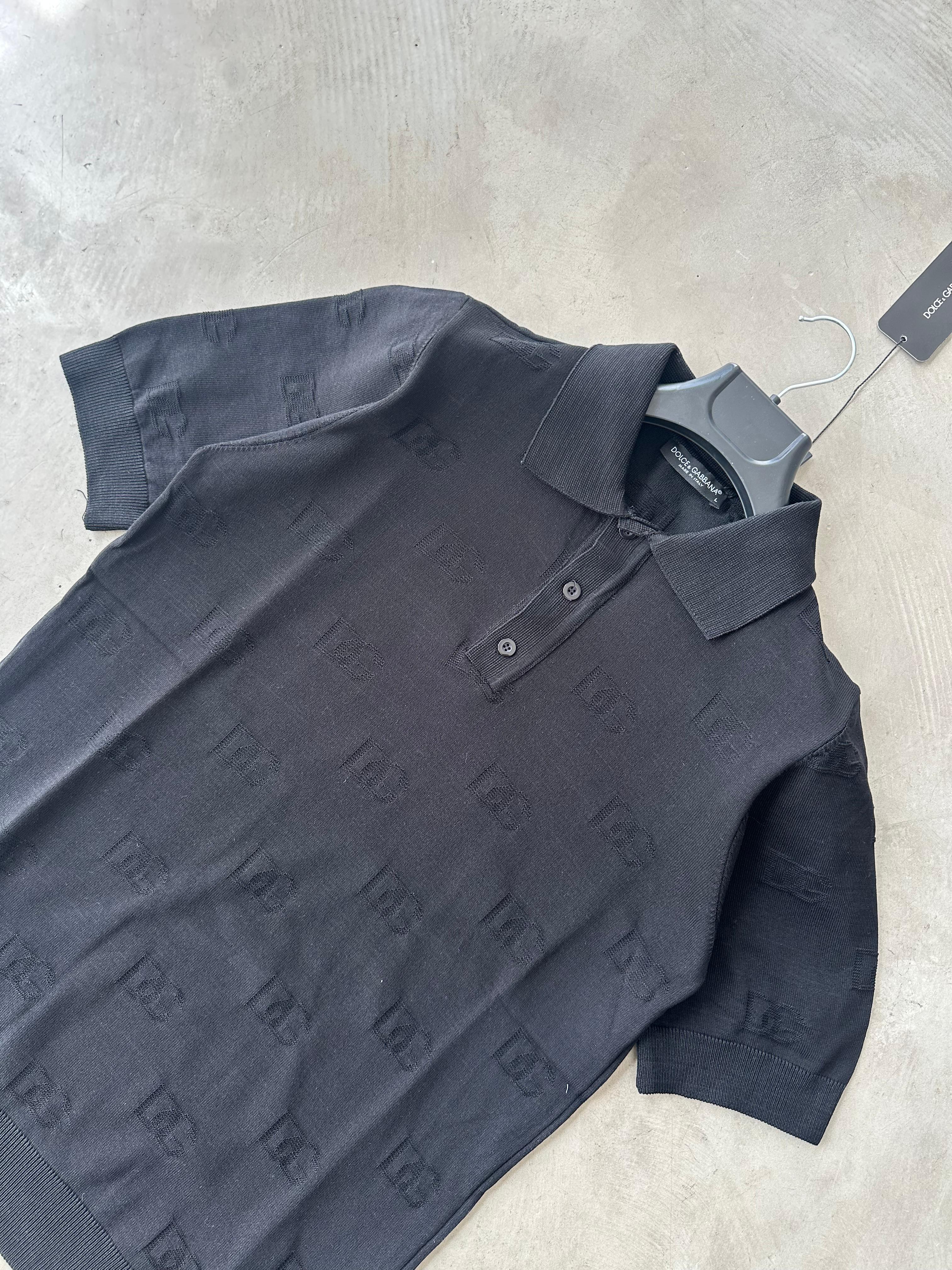 DG Premium Desenli Triko Polo Yaka