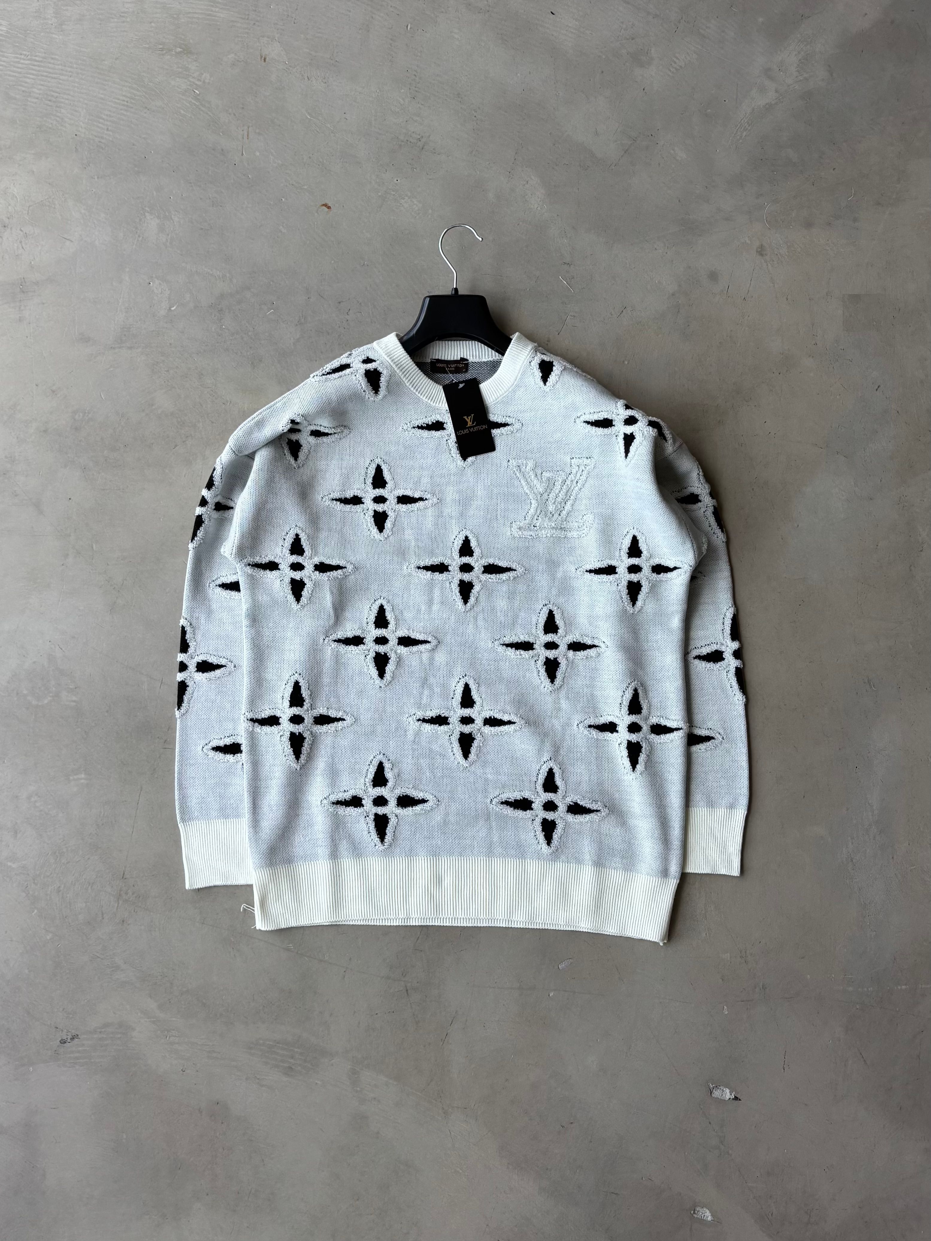 LV Triko Premium Kazak - Beyaz
