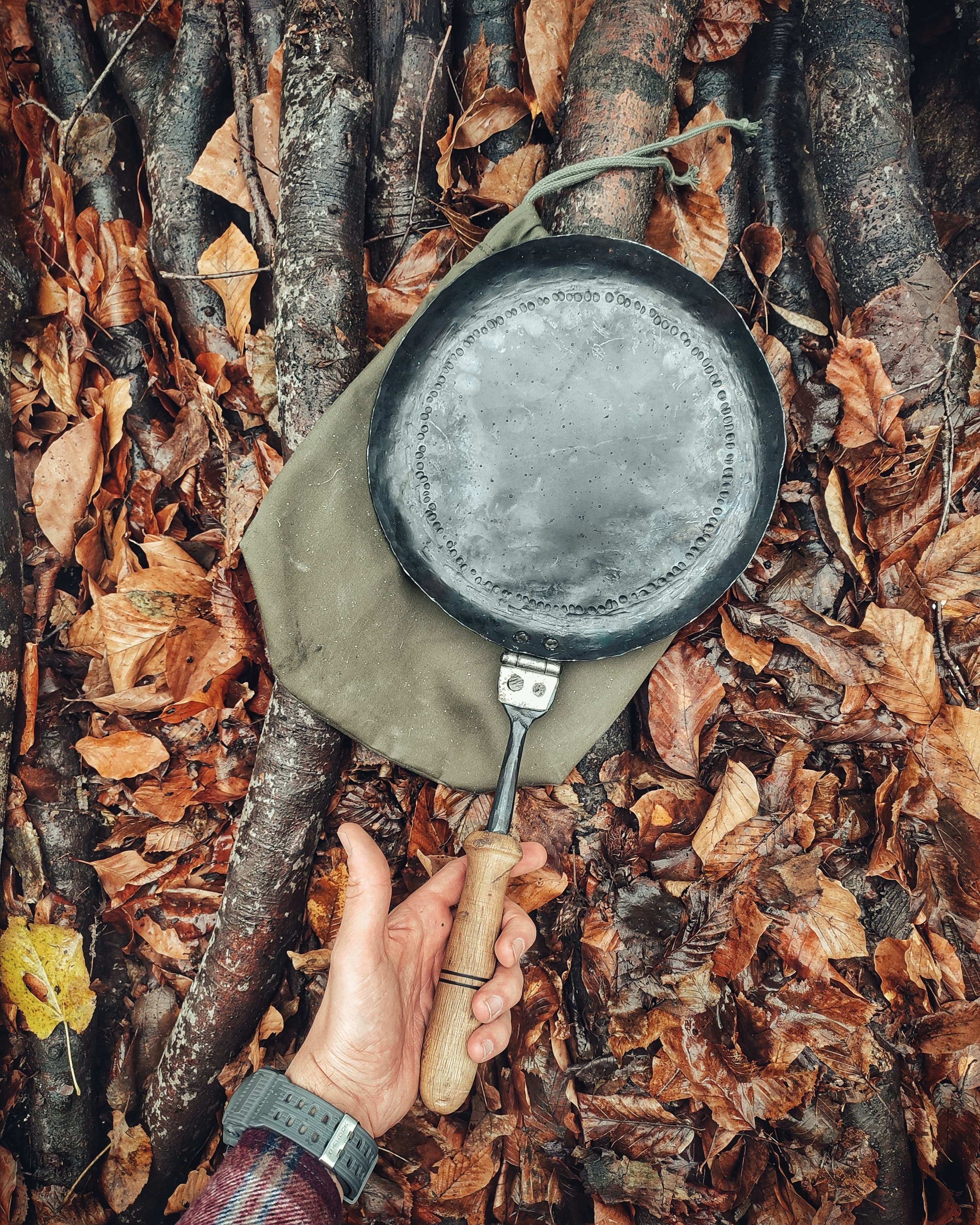 Handmade Bushcraft Survival  Primitive Pan