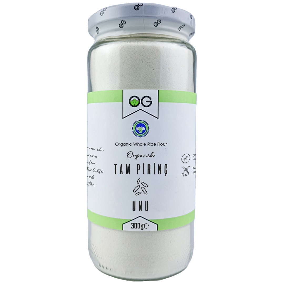 Og Organik Tam Pirinç Unu 300 Gr