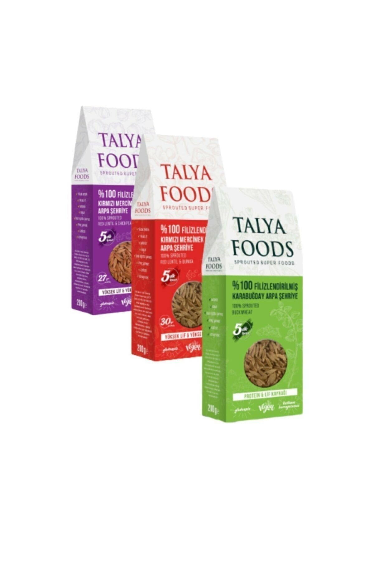 Talya Foods Glutensiz Vegan 3'lü Şehriye Seti