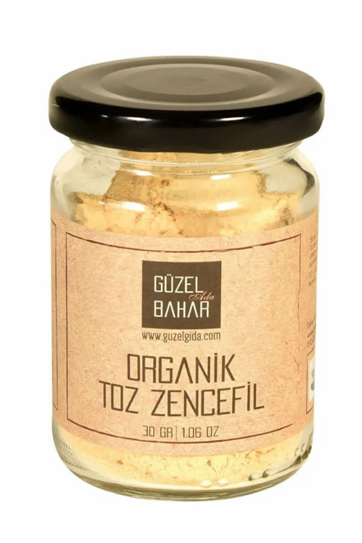 Güzel Gıda Organik Toz Zencefil 30gr