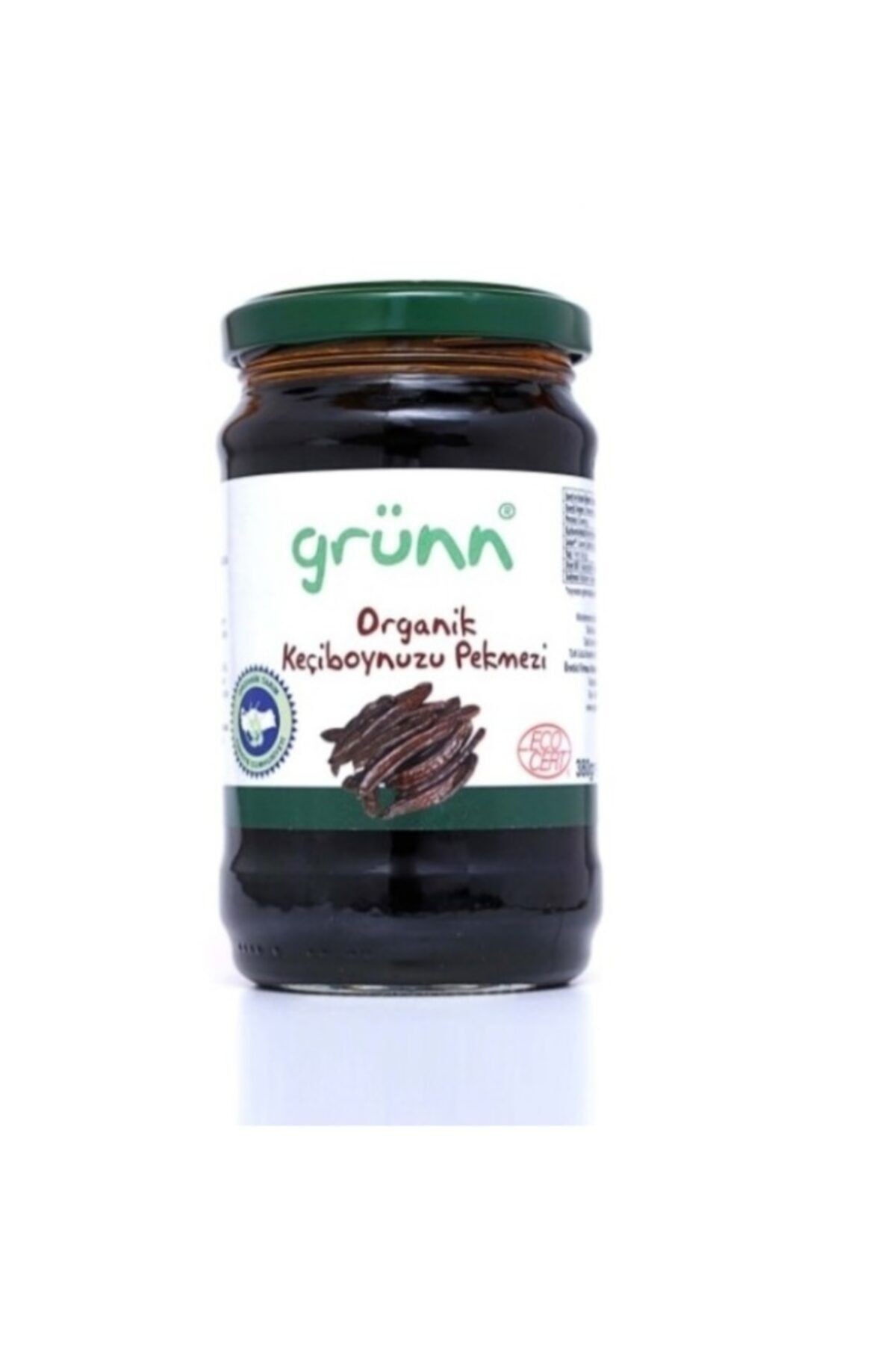 Grünn Şekersiz Organik Keçiboynuzu Pekmezi Sertifikalı 380 Gr