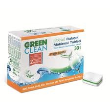  Green Clean Bitkisel Bulaşık Makinesi Tableti 30 Lu  