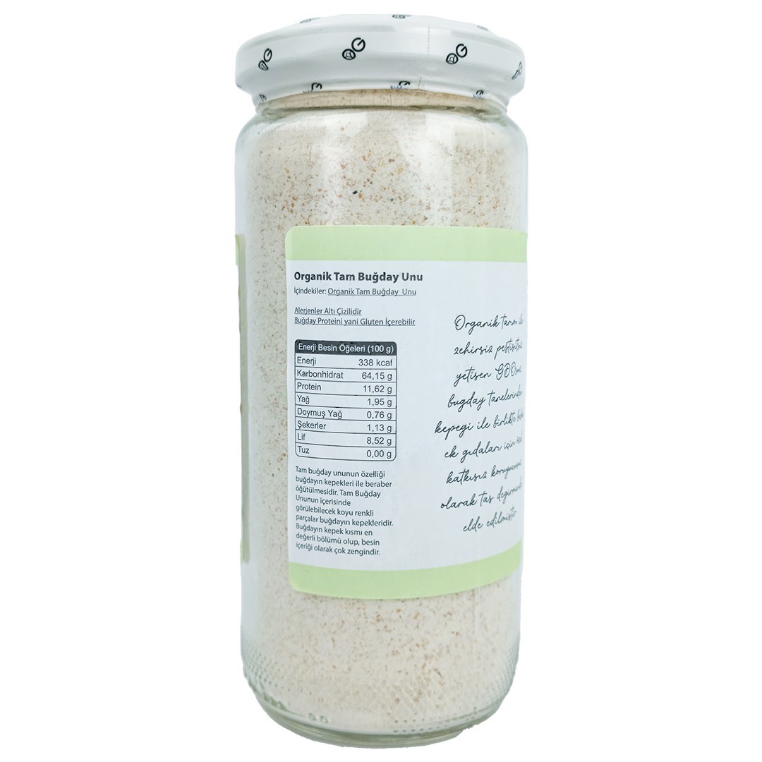 Og Organik Tam Buğday Unu 250 Gr