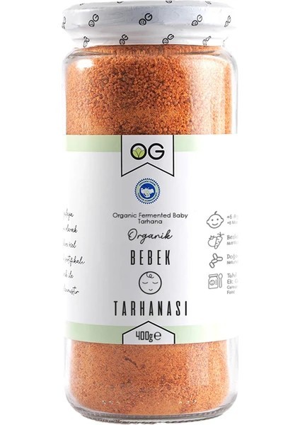Og Organik Bebek Tarhanası 400 gr +6AY