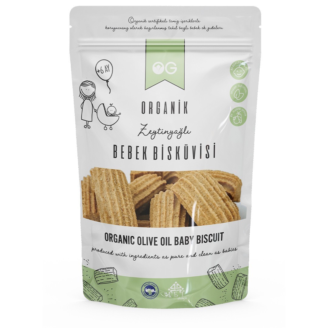 Og Organik Bebek Bisküvisi 300 Gr +6 Ay