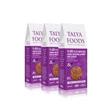 Talya Foods Filizlenmiş Kırmızı Mercimek ve Nohut Makarnası 200 gr x 3