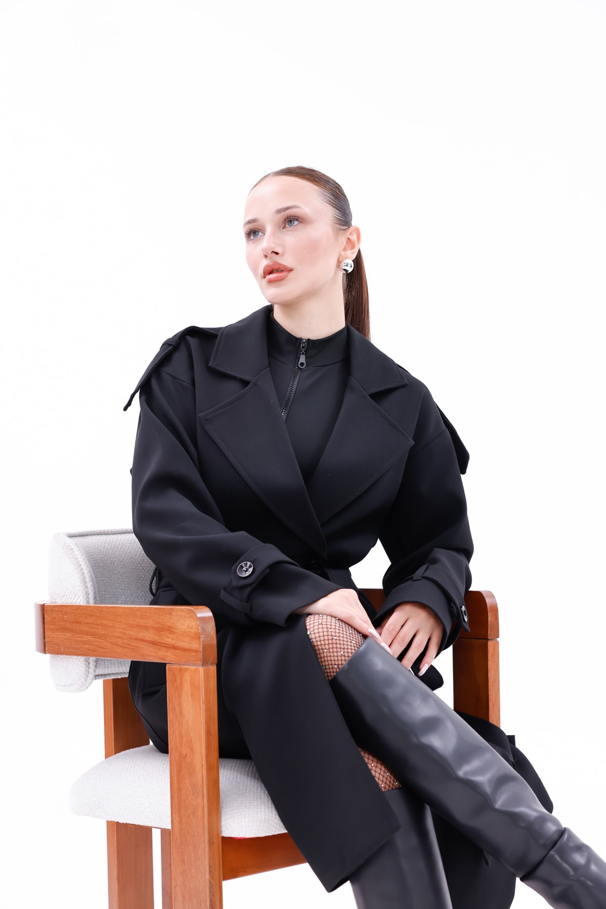  Kadın Trençkot Model Kaban