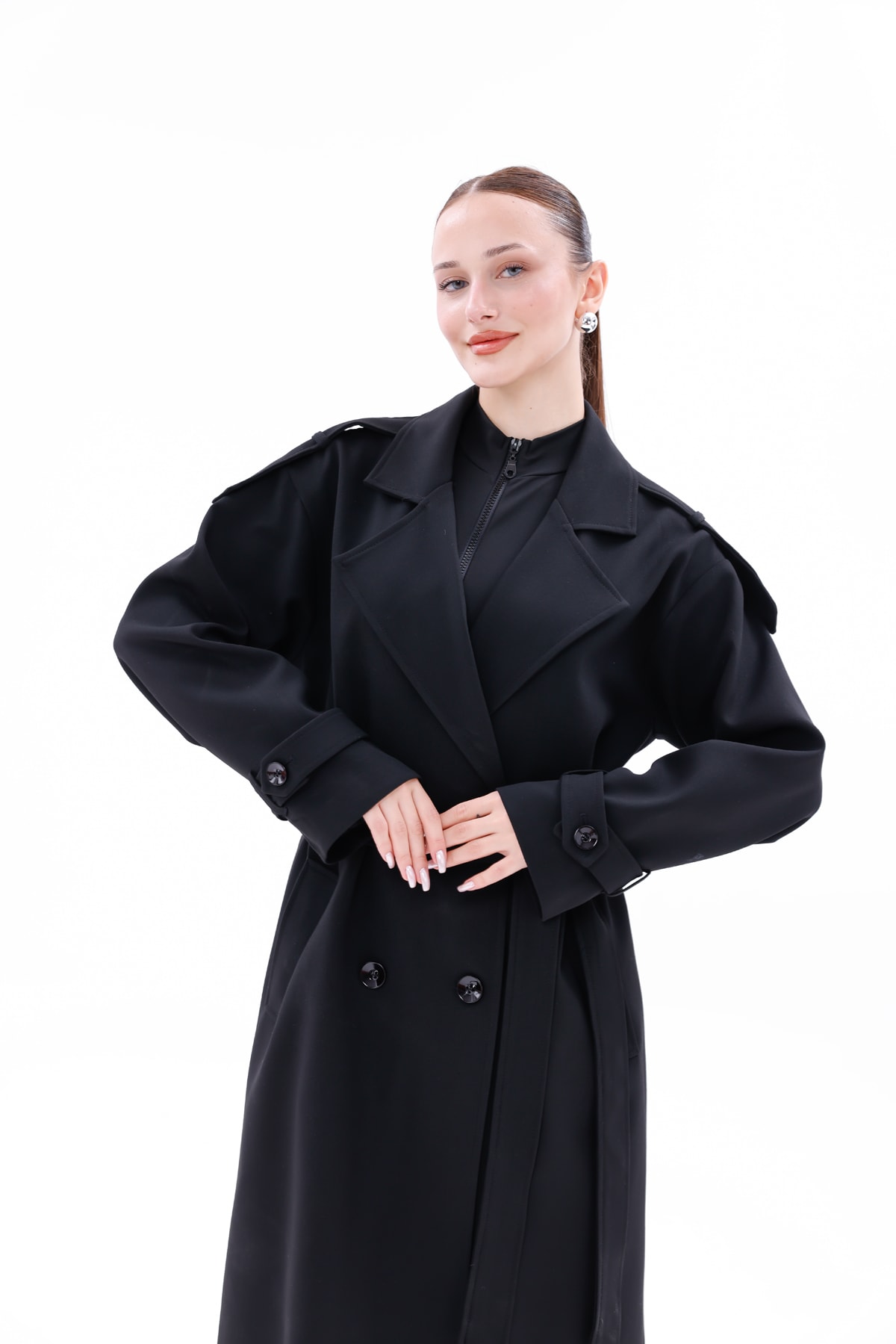 Kadın Trençkot Model Kaban