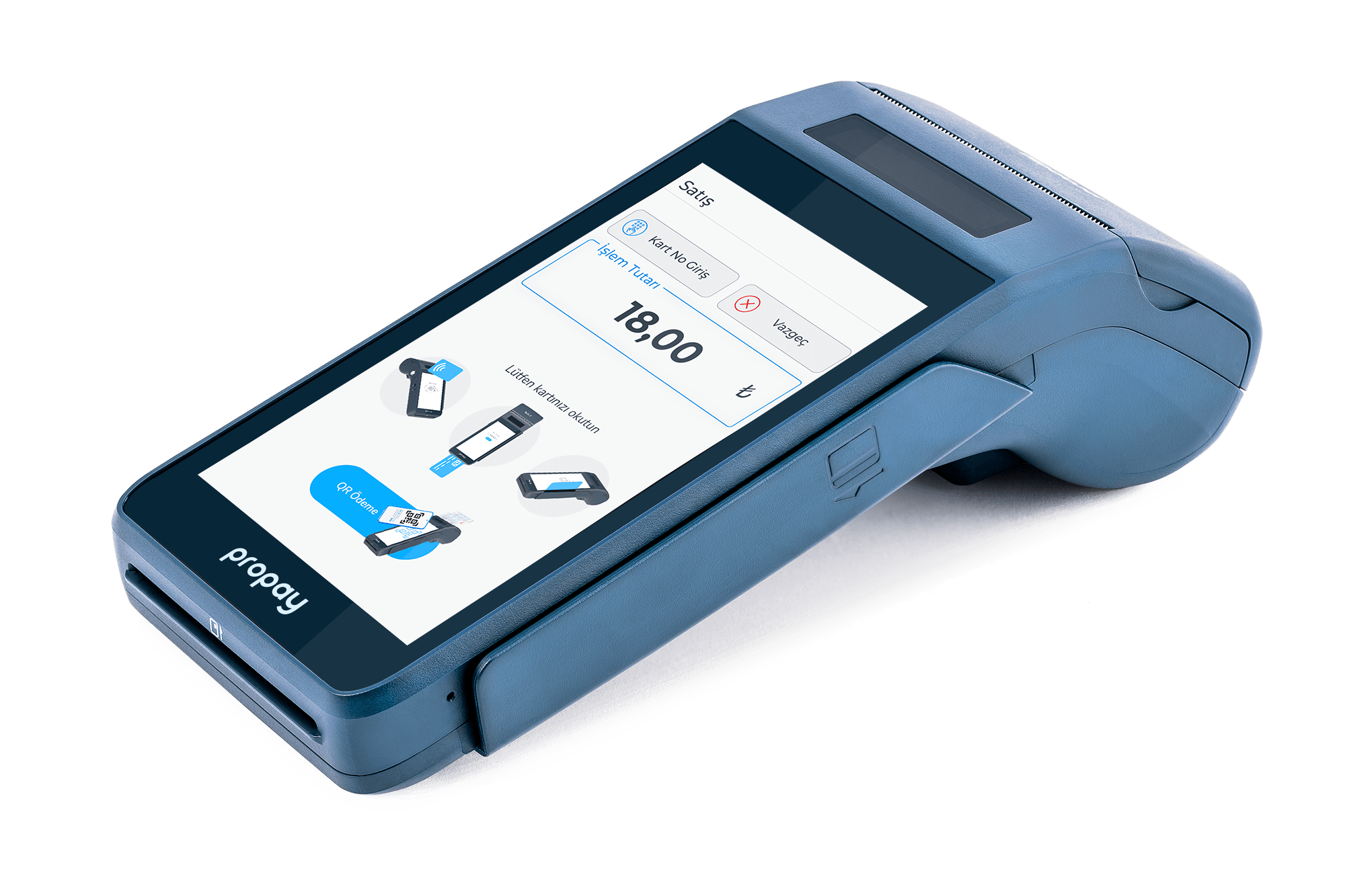 Propay P1000 ECR Android Yazarkasa POS | Android 13, 4G, 5” Dokunmatik Ekran