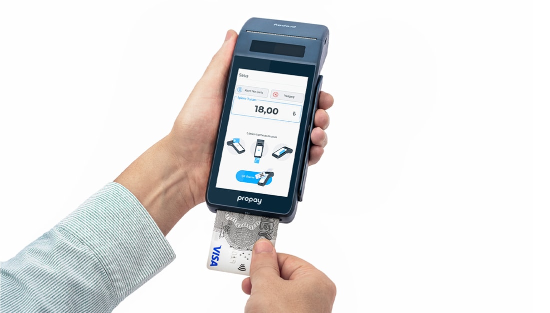 Propay P1000 ECR Android Yazarkasa POS | Android 13, 4G, 5” Dokunmatik Ekran