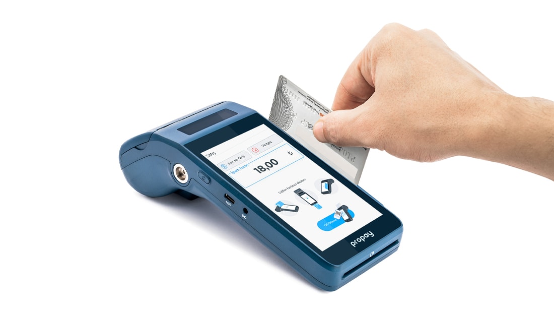 Propay P1000 ECR Android Yazarkasa POS | Android 13, 4G, 5” Dokunmatik Ekran