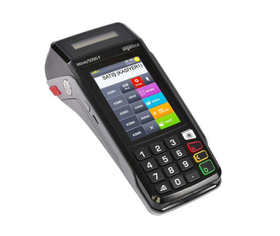 Ingenico Move 5000F Profesyonel Paket (Taşıma Çantası + 10 POS Rulosu)