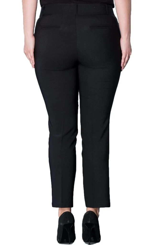 Boru Paça Büyük Beden Kumaş Pantolon