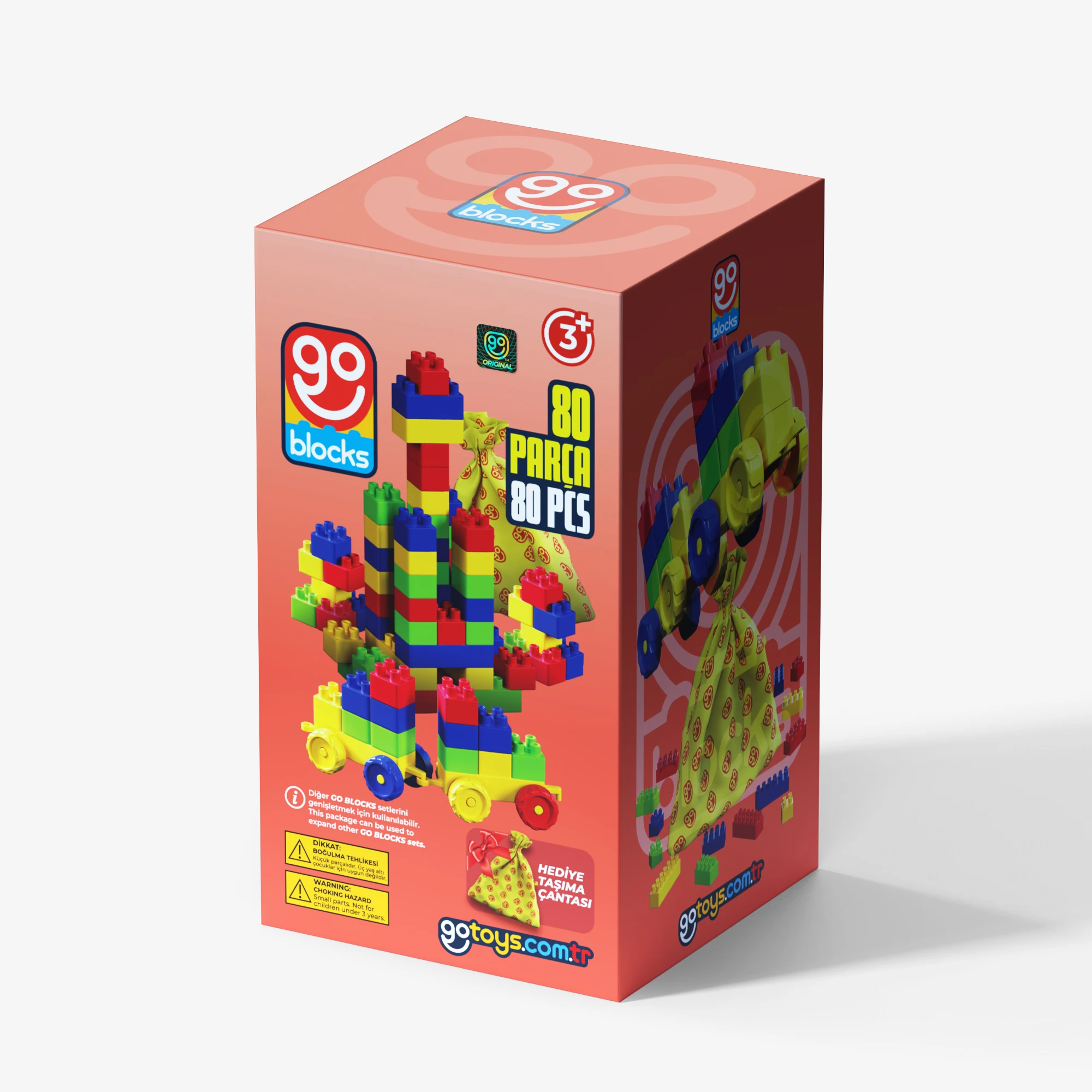 Govela Blocks Go Blocks 80 Parça Yapı Blok Seti Multi Blok Saklama Çantalı Shopist