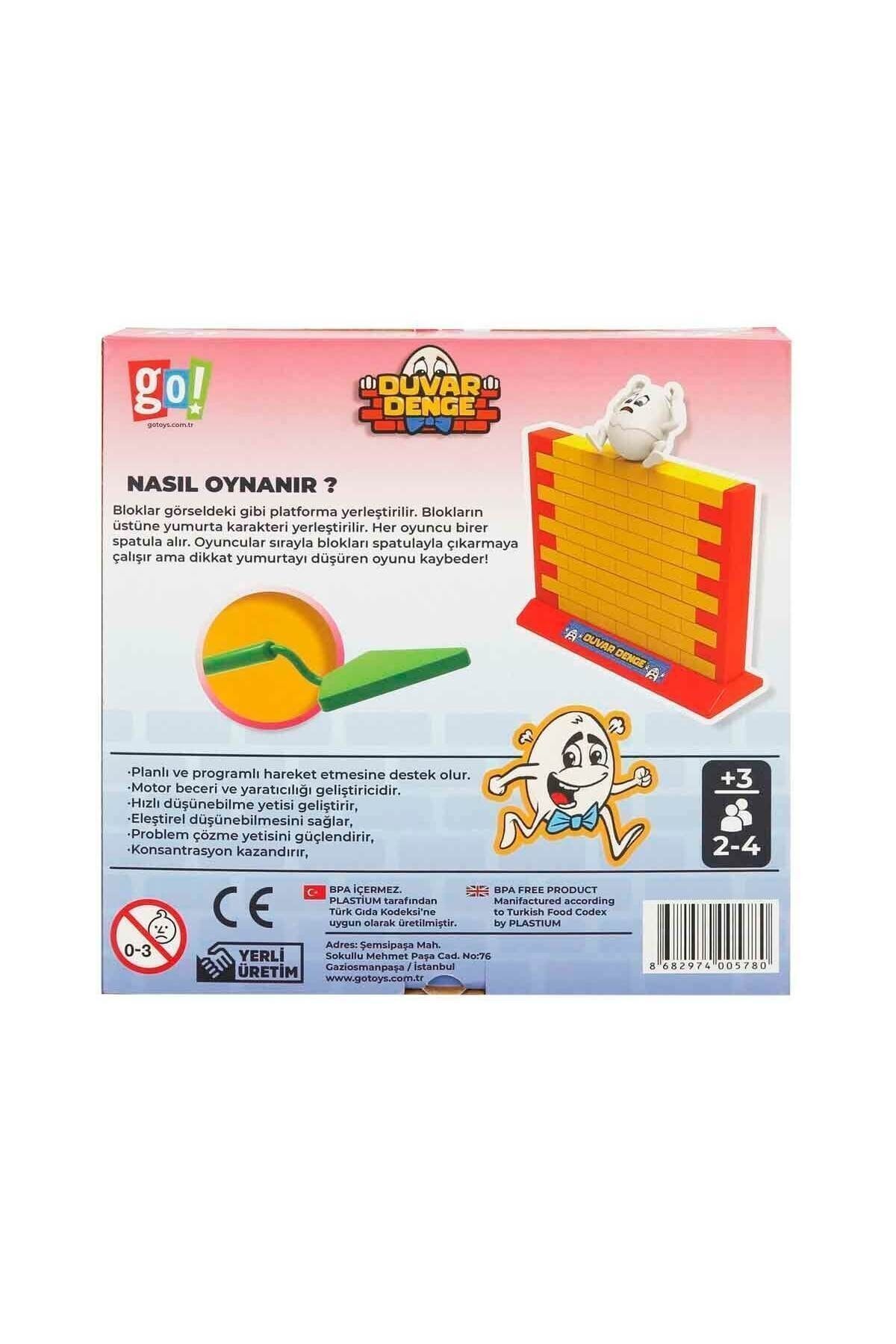 Wall Game Duvar Denge Oyunu Egitici Kutu Oyunu