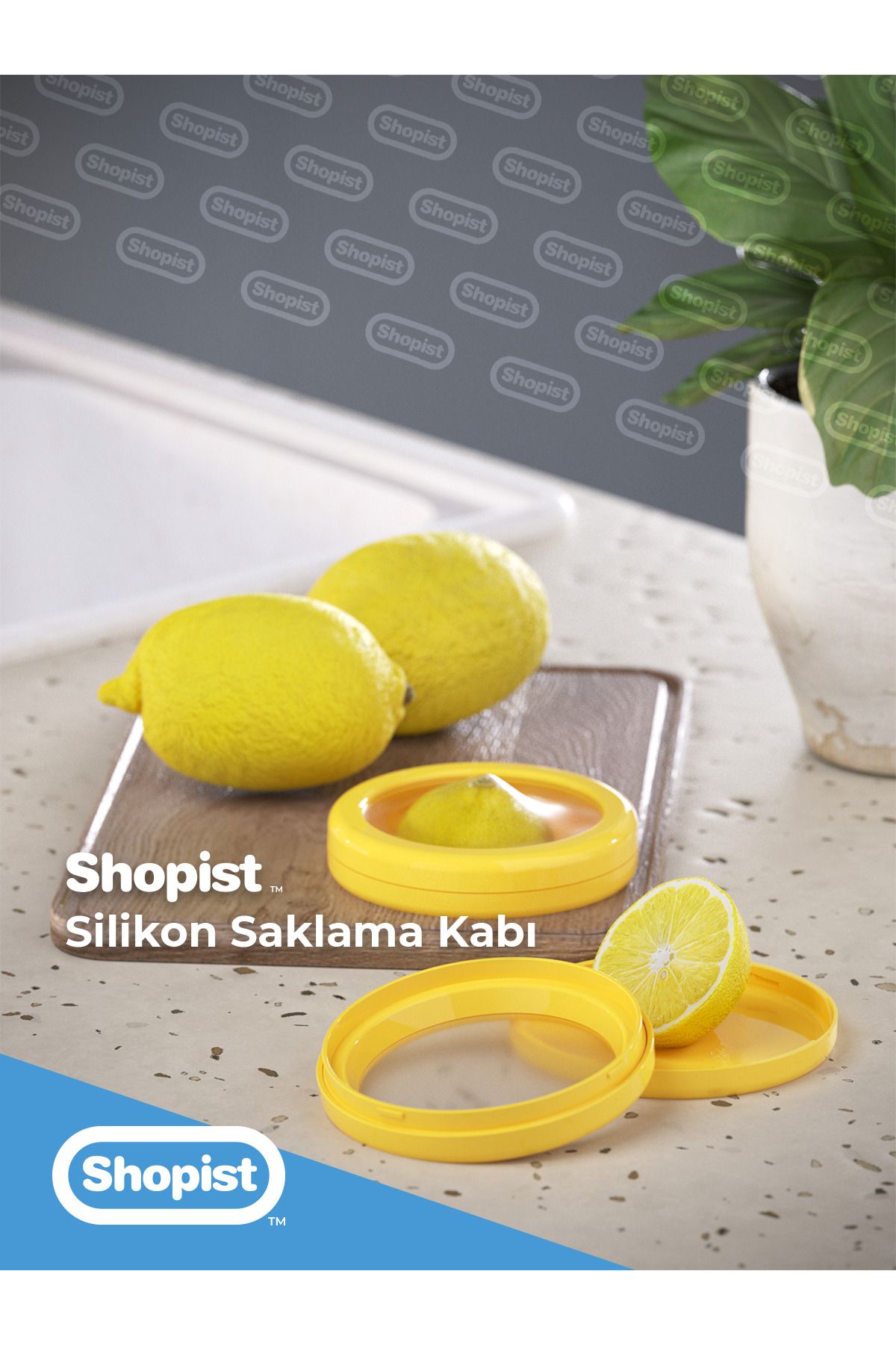 Kesilmiş Gıdalar İçin Esnek Kapaklı Saklama Kabı 3 Adet