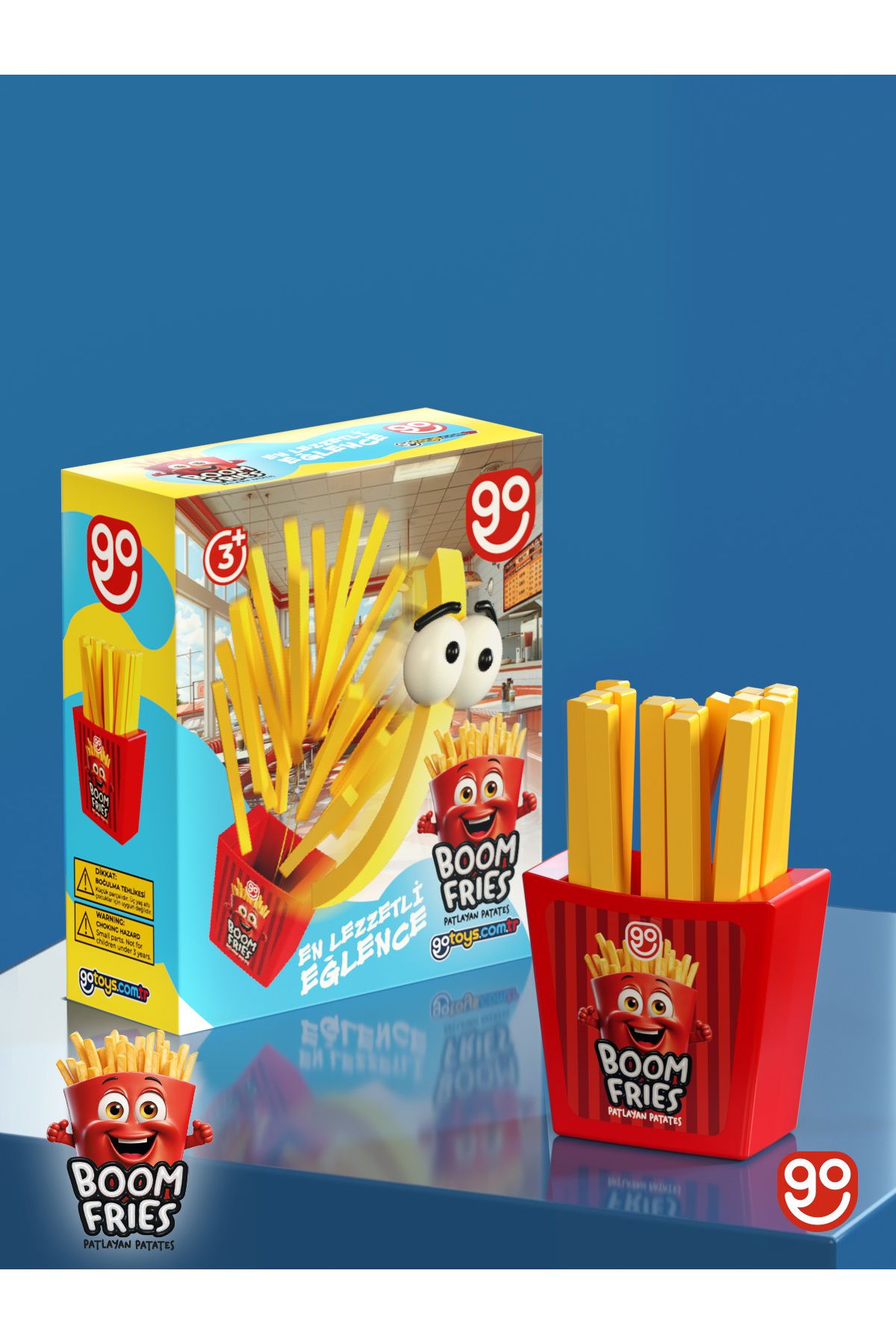 Patlayan Patates Boom Fries Eğlenceli Tuzaklı Aktivite Oyuncağı  Aile Oyunları Shopist