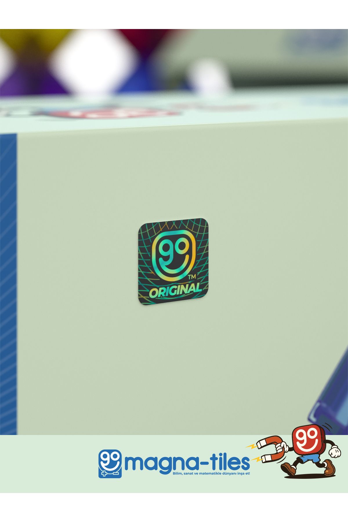 Magna Tiles 72 Parça Manyetik Yapı Blokları Original - Mıknatıslı Eğitici Oyuncak