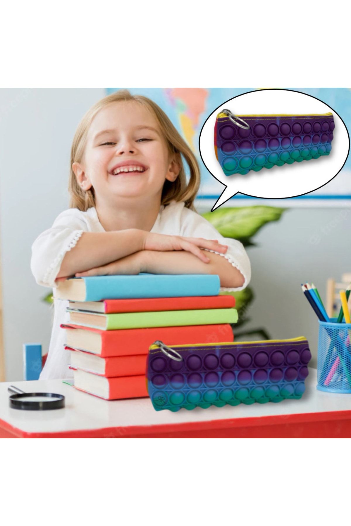 Popit Kalemlik Bpa Içermez Pop It Push Buble Kalemlik Eğitici Oyuncak