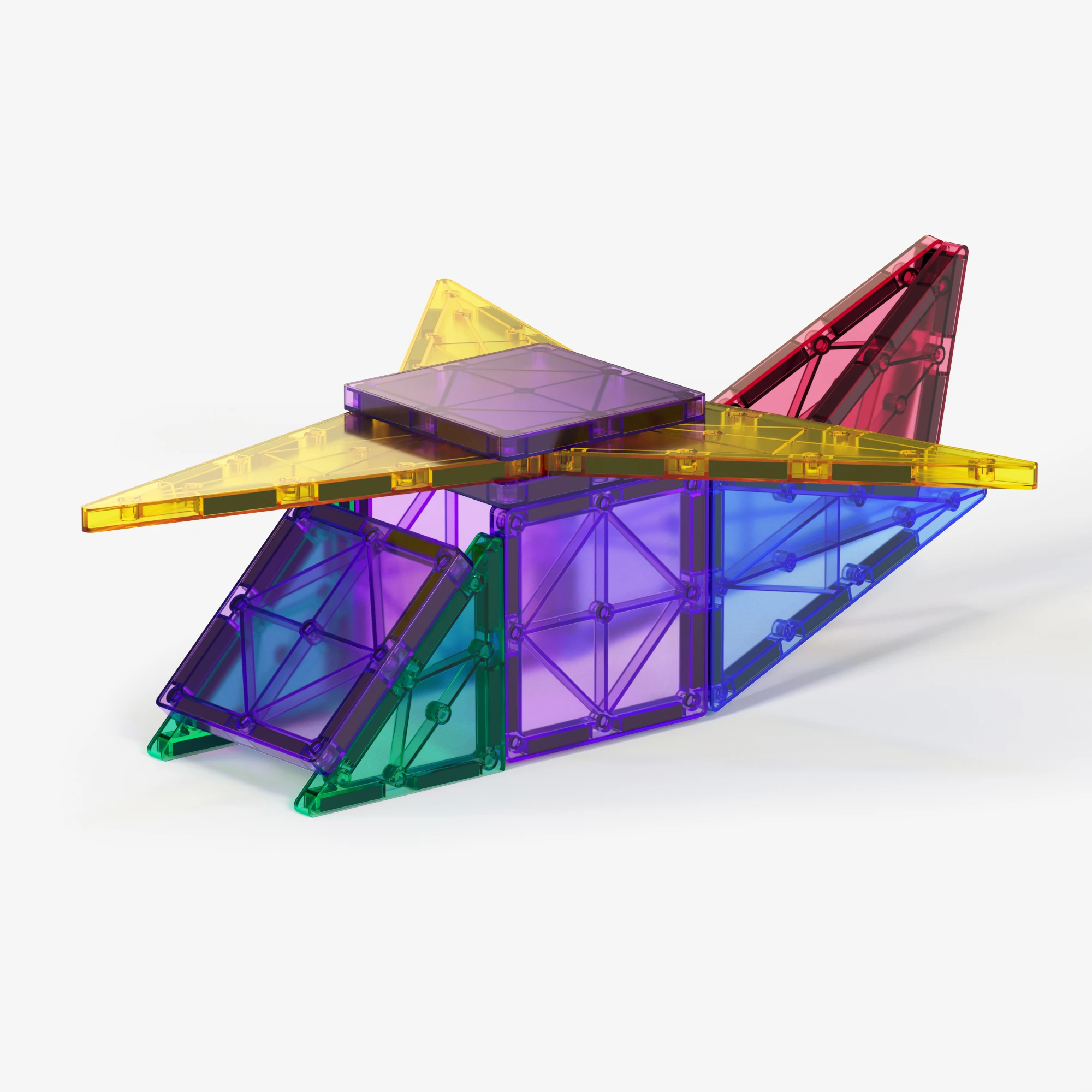 Magna Tiles 36 Parça Manyetik Yapı Blokları Original - Mıknatıslı Eğit