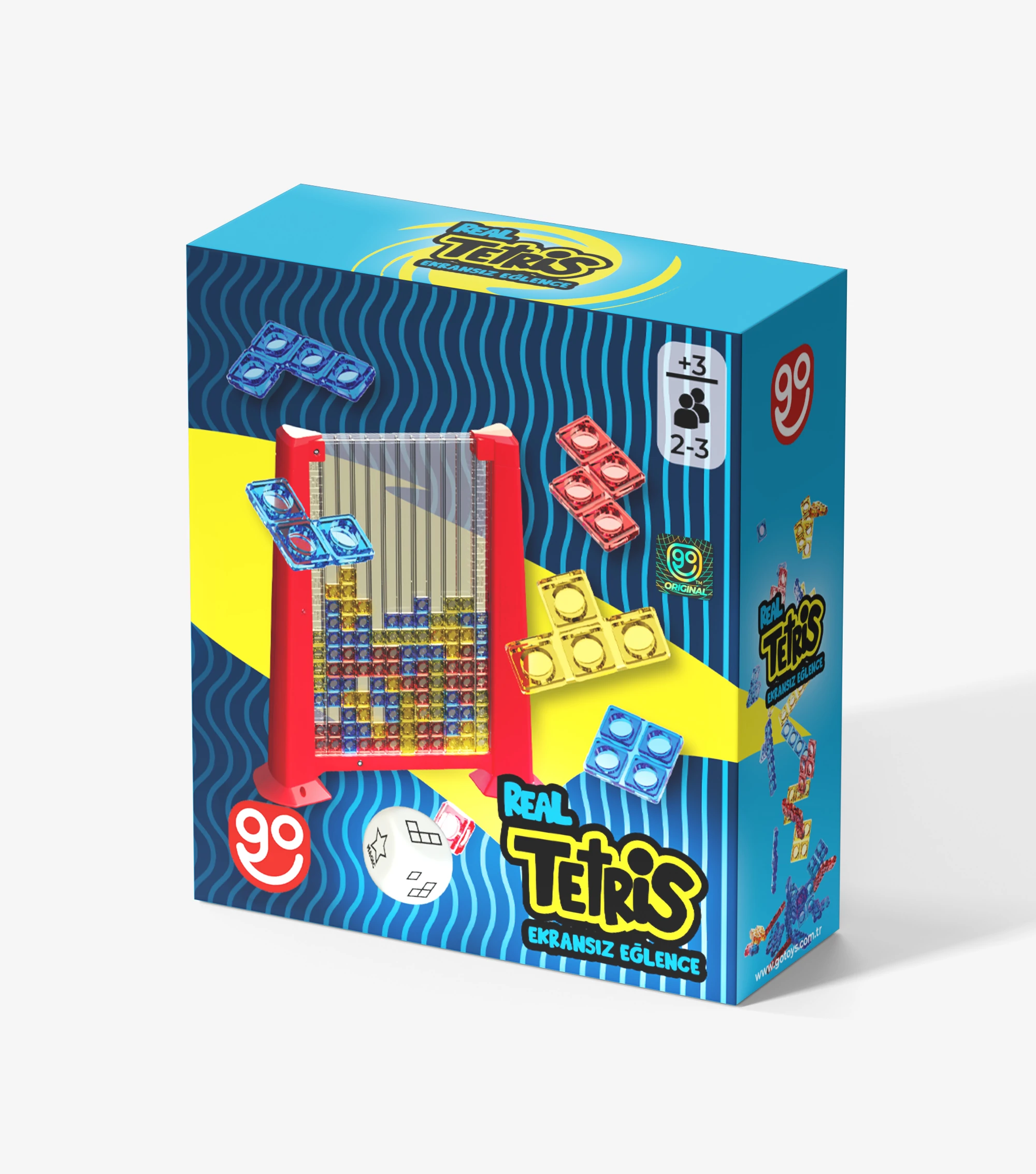 Real Tetris Ekransız Aktivite Oyuncağı Kutu Oyunları