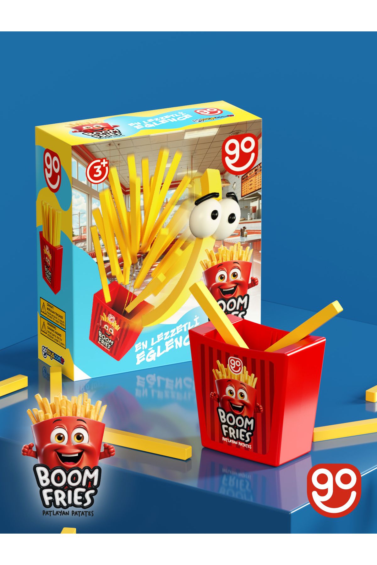 Patlayan Patates Boom Fries Eğlenceli Tuzaklı Aktivite Oyuncağı  Aile Oyunları Shopist