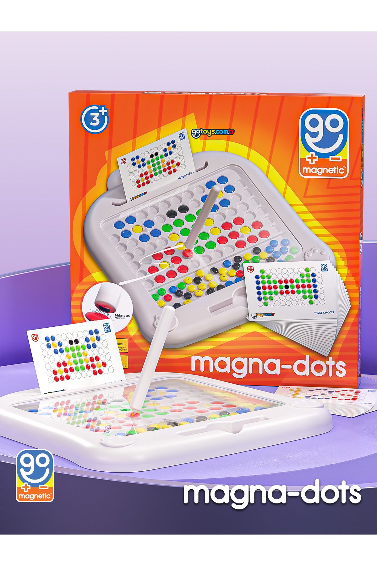 Magna Dots - Steam Manyetik Kodlama Tableti Ekransız Oyun Aktivitesi Manyetik Yapı Blokları shopist