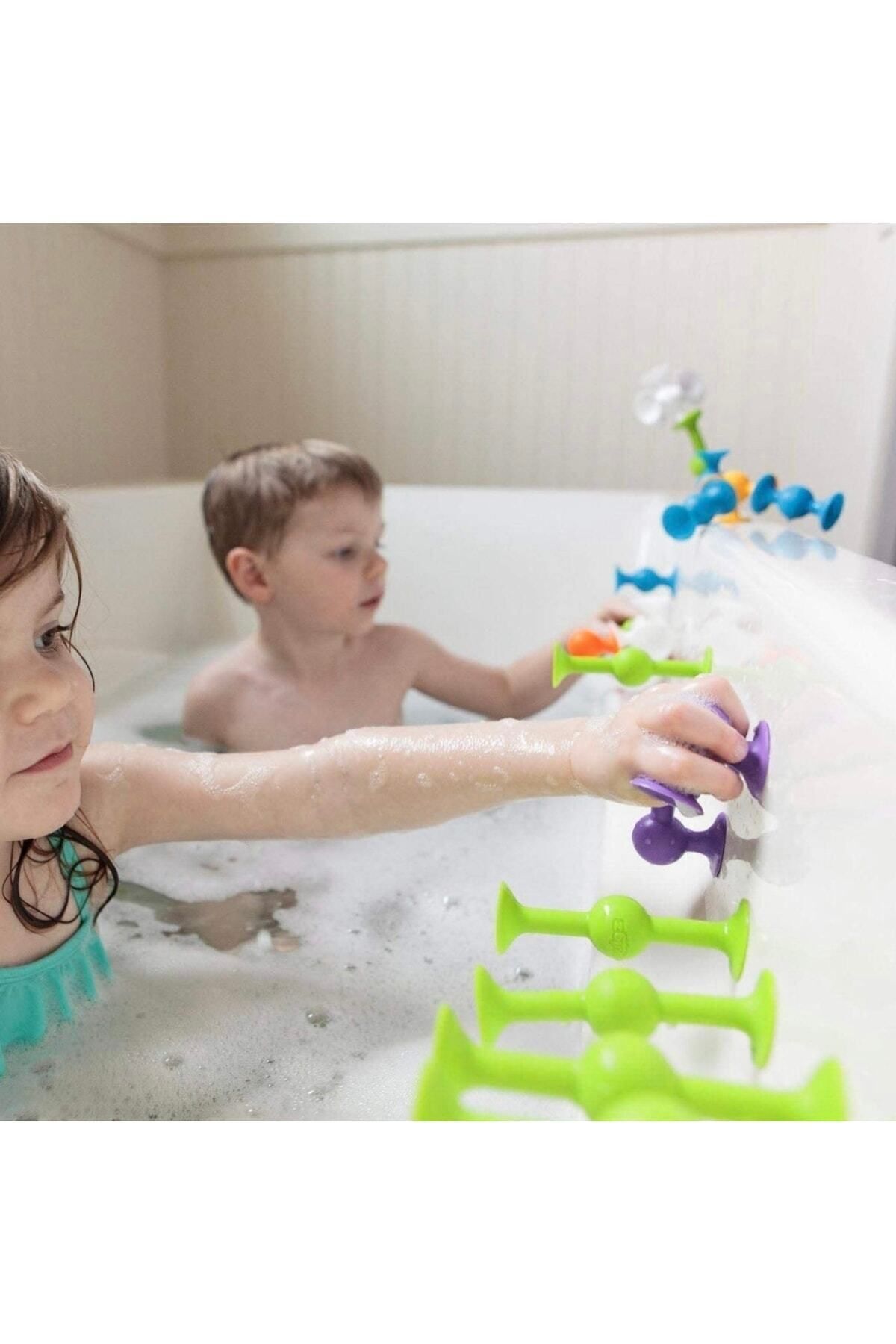 Vakum Molekül 50 Parça Yapı Taşları Fidget Duyusal Eğitici Oyuncak Lego Squigz