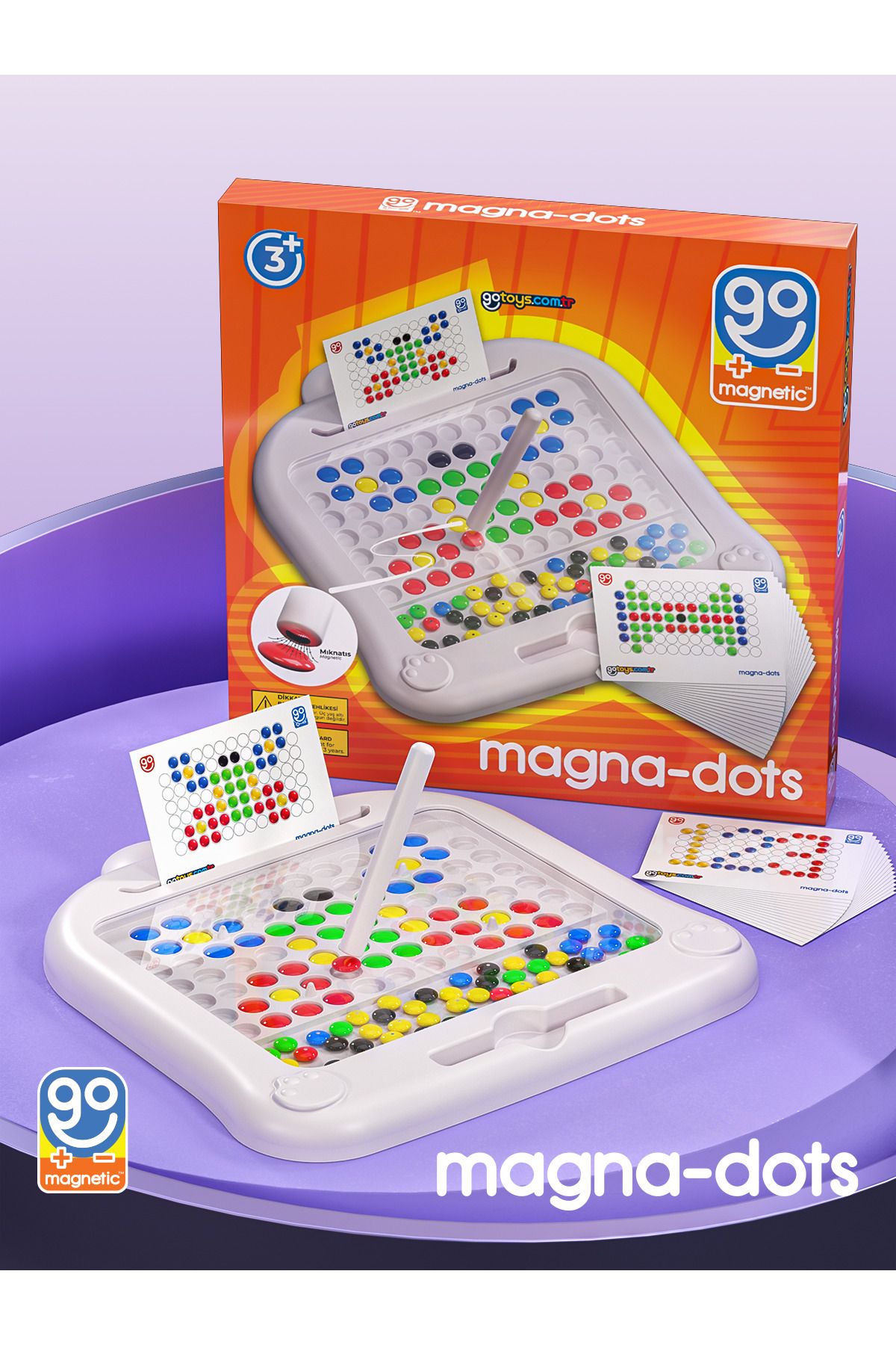 Magna Dots - Steam Manyetik Kodlama Tableti Ekransız Oyun Aktivitesi Manyetik Yapı Blokları shopist