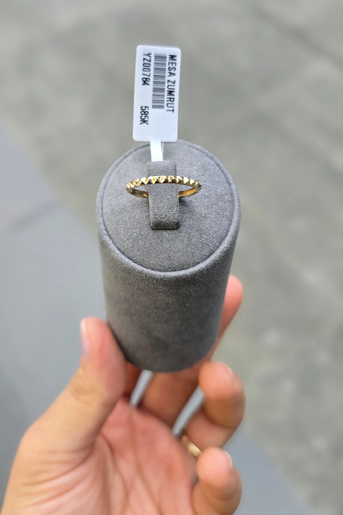 14 Ayar Şık Yüzük