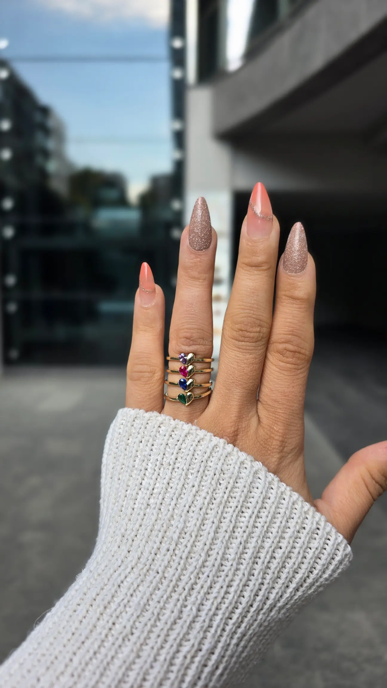 14 Ayar Kalp Yüzük