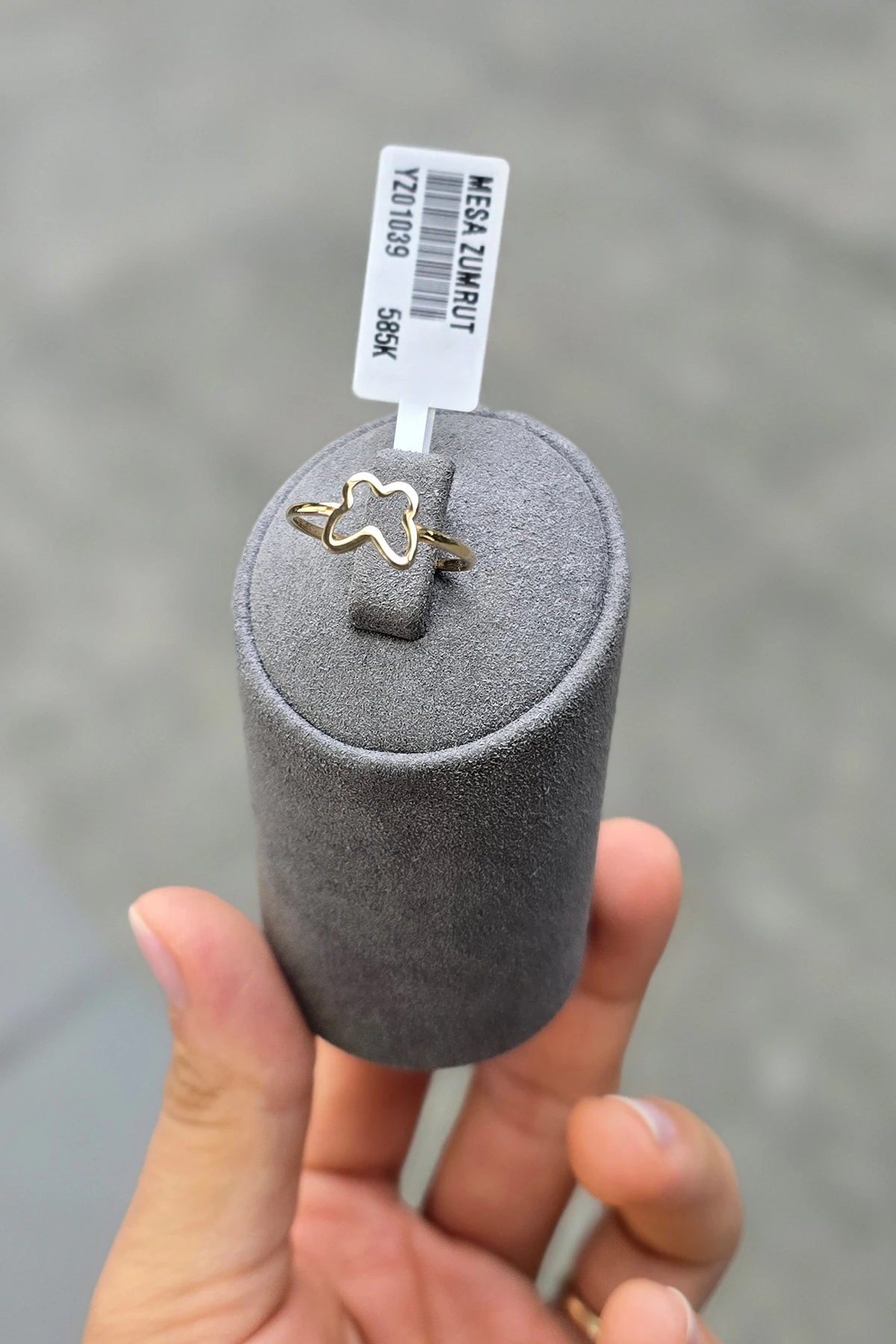 14 Ayar Kelebek Yüzük