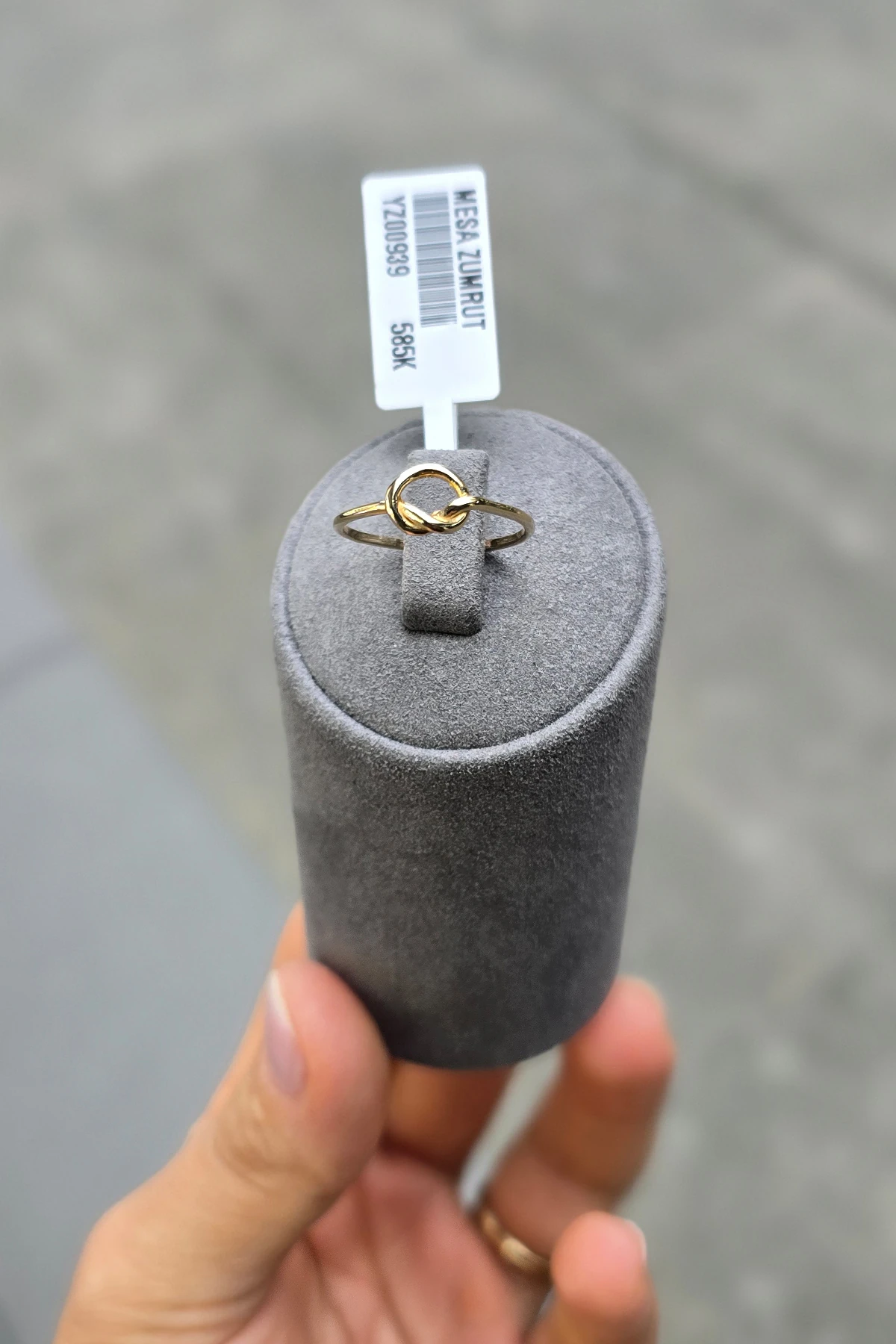 14 Ayar Düğüm Yüzük