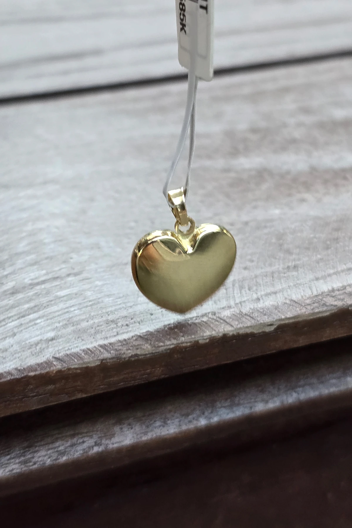 14 Ayar Kalp Kolye Uç