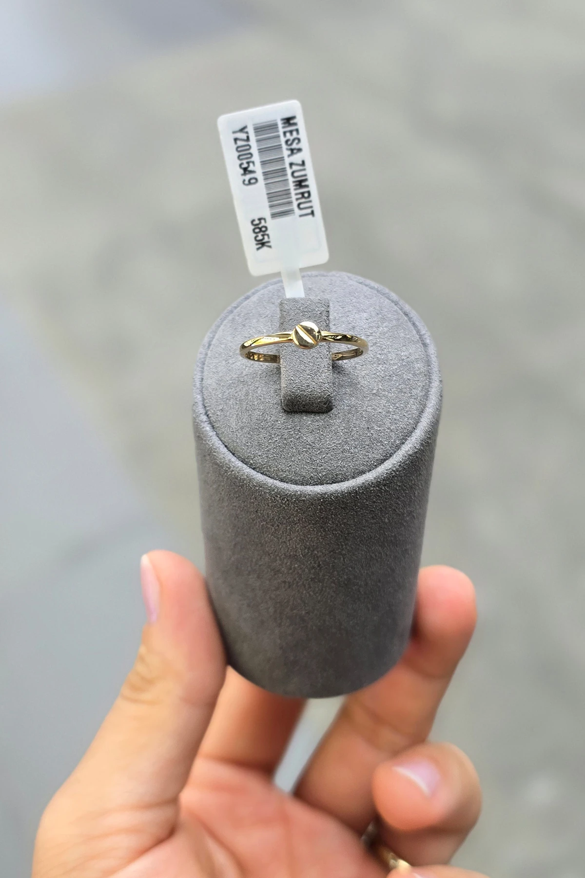 14 Ayar Minimal Yüzük