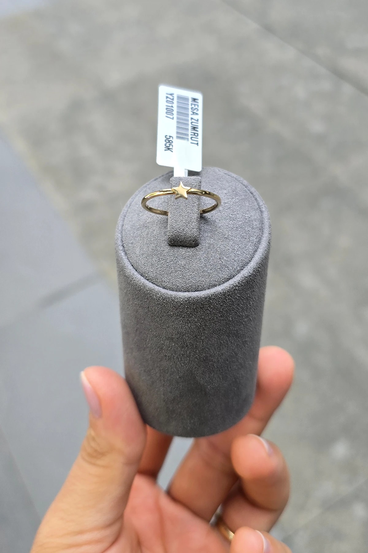 14 Ayar Yıldız Yüzük