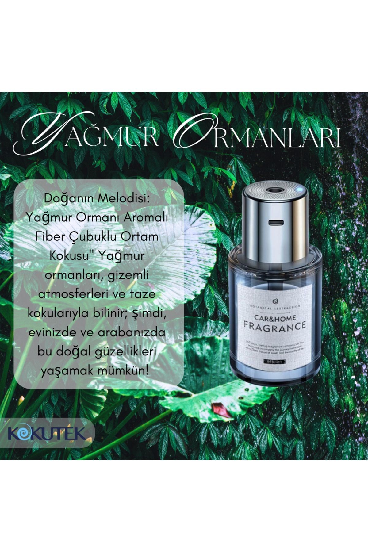 Otomatik Araç Kokusu - Yağmur Ormanları Kokusu