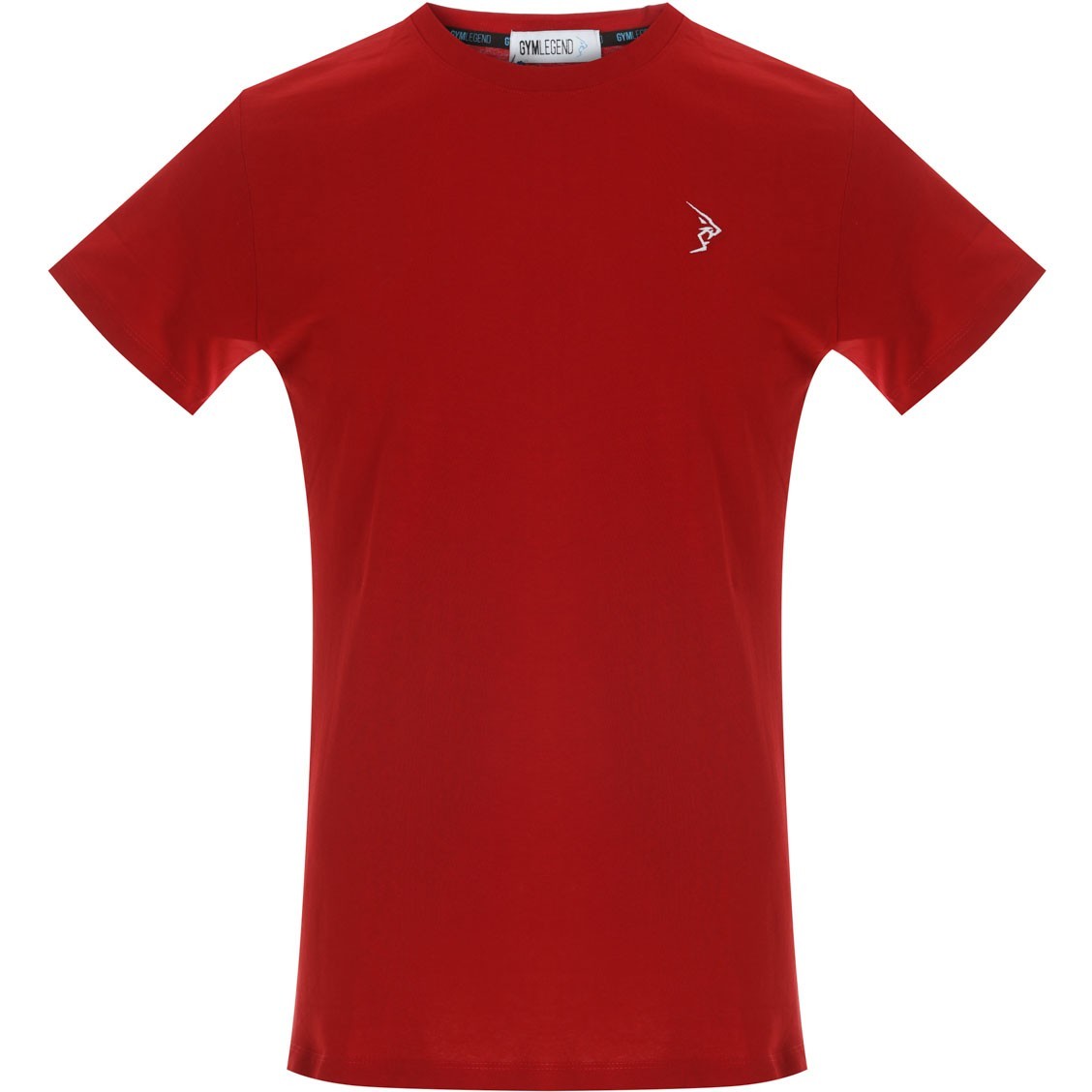 Erkek Kırmızı Süprem Kısa Kollu Basic Tişört