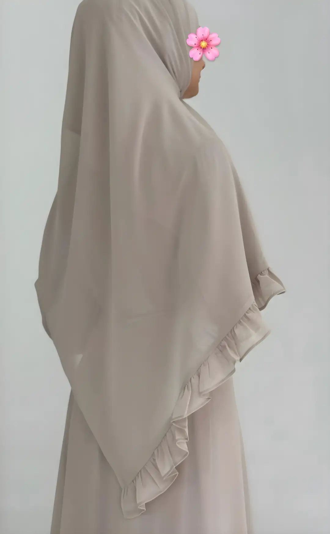 AHZAB ELBİSE + ŞAL - Bej