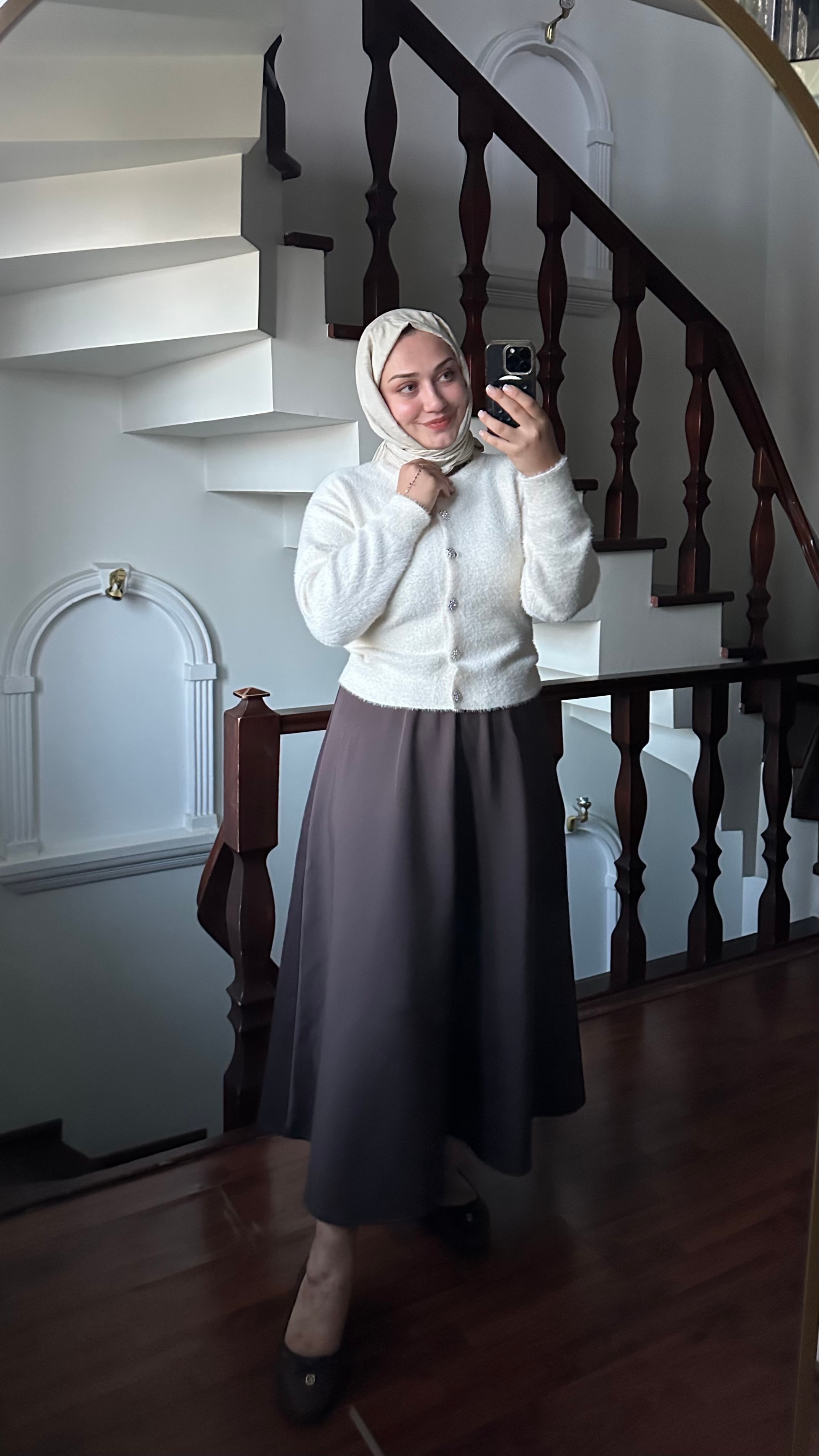 Angora Hırka - - KREM