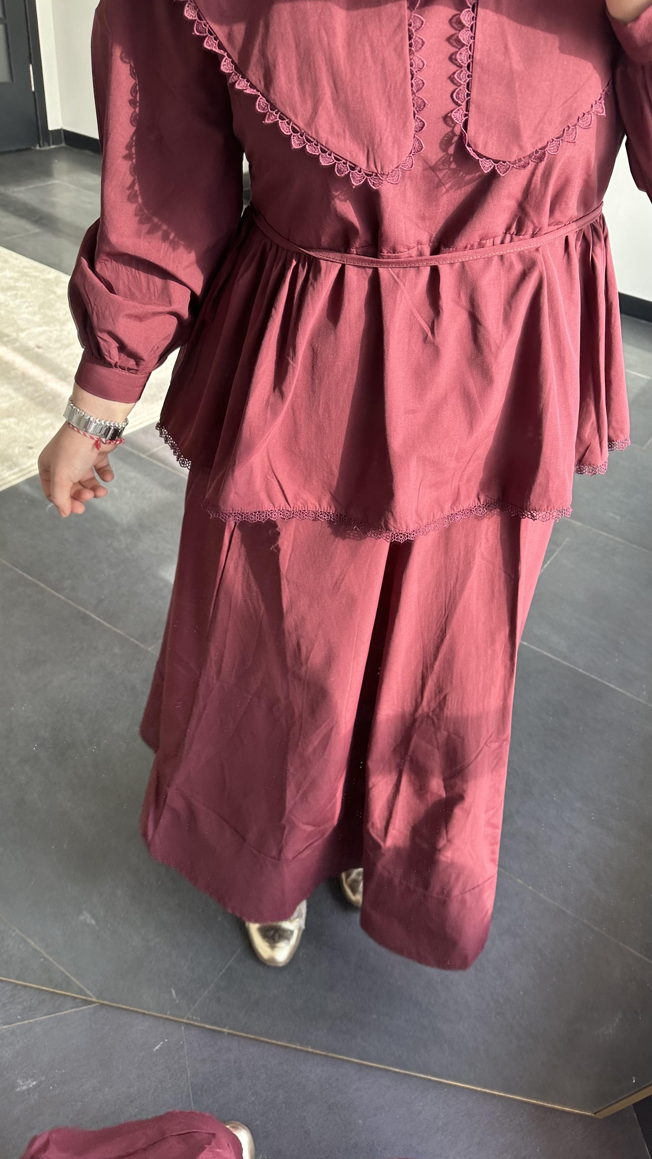 BABY ETEK TAKIM-BORDO