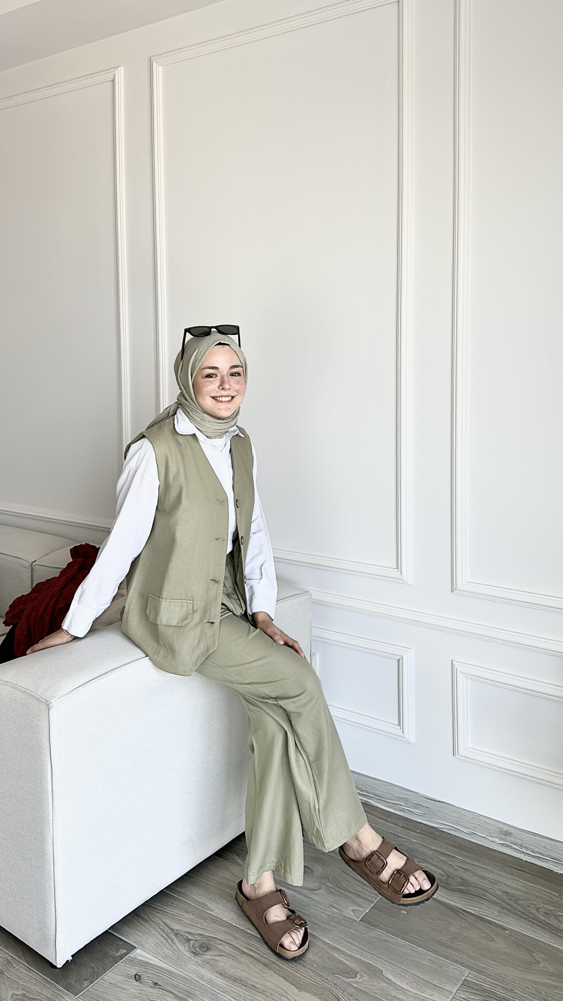 Muadil Yelekli Takım-Haki