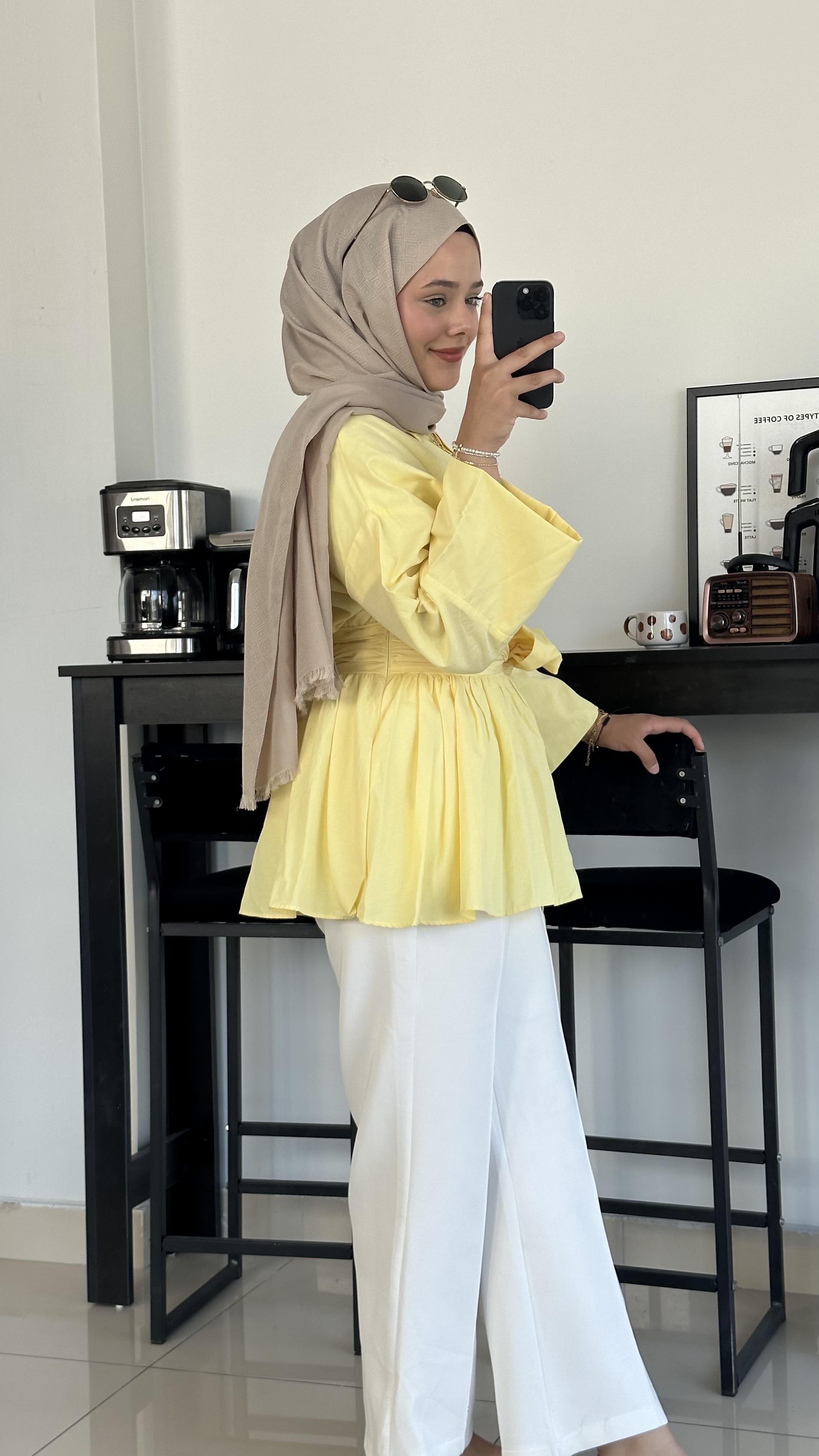 Lina Gömlek-Sarı