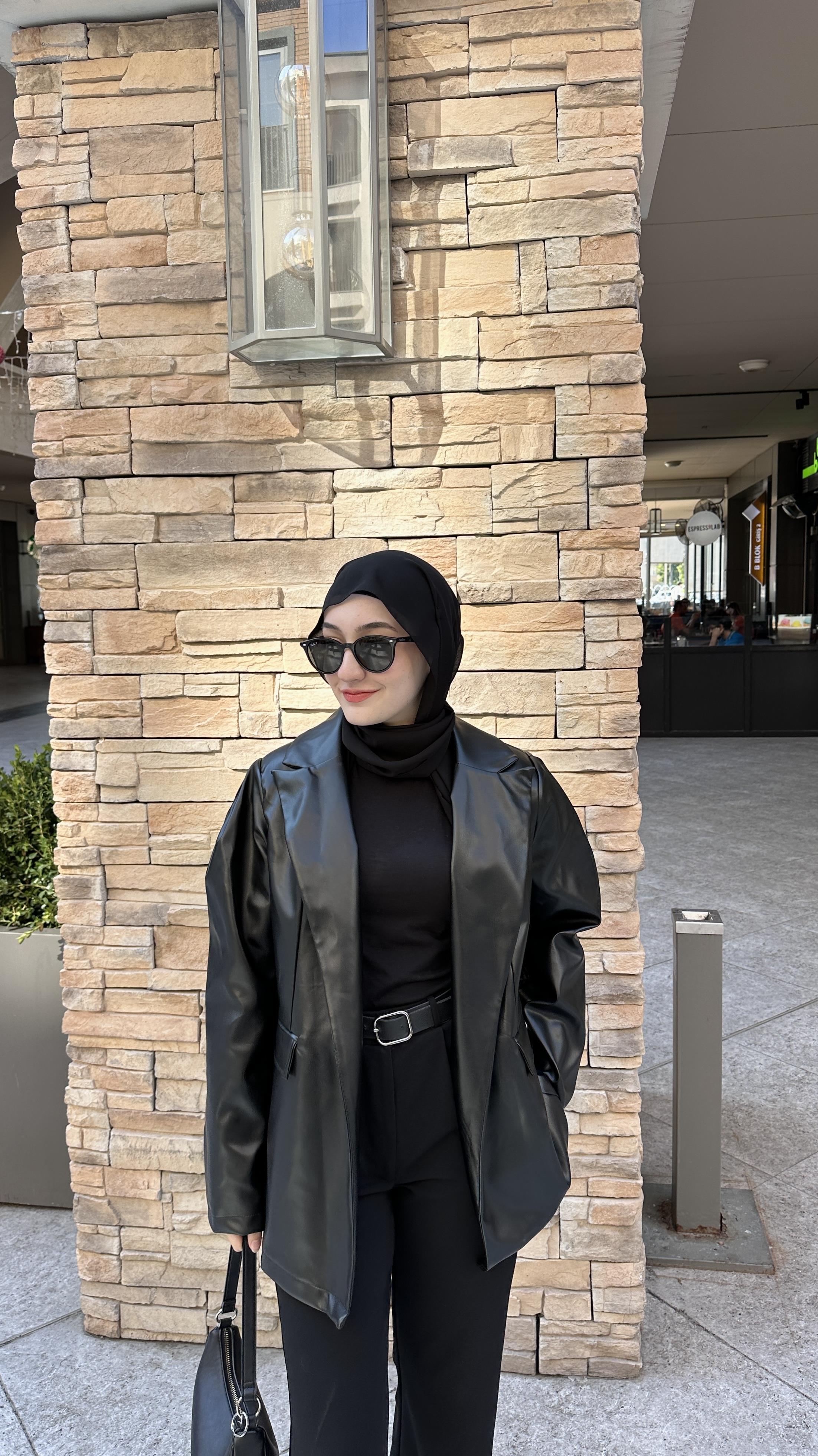Prenses Deri Blazer