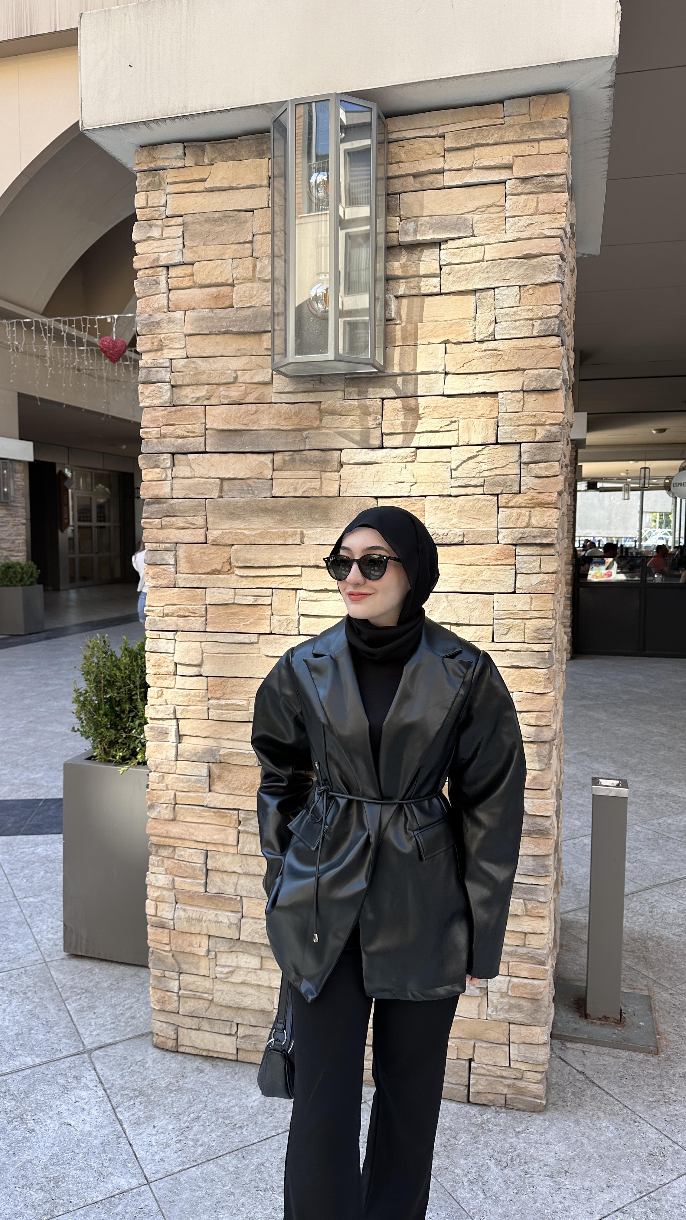 Prenses Deri Blazer