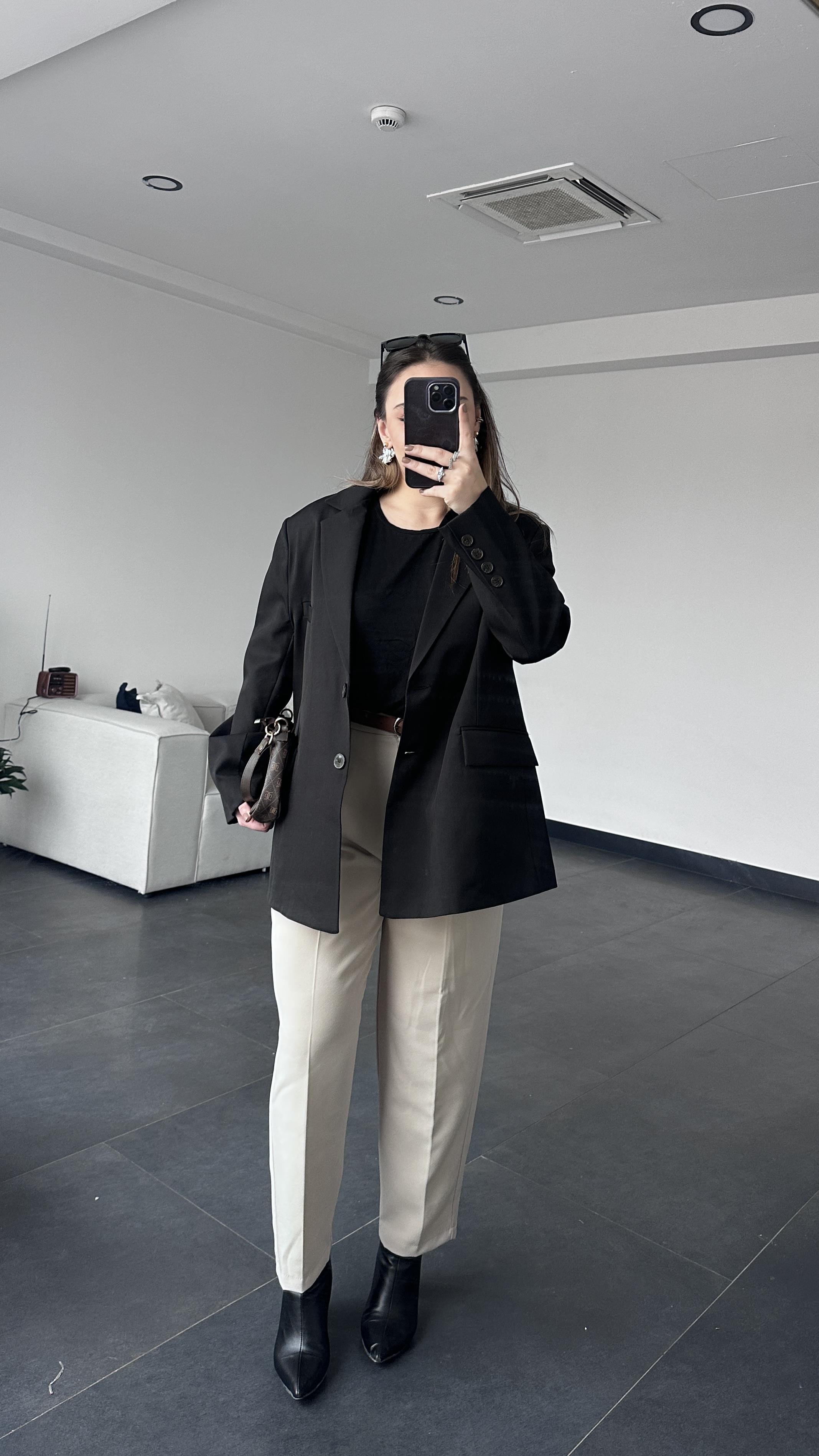 Premıum Blazer Ceket - Siyah